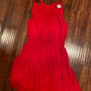 Red dress mini